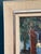 Axel Hamborn, Villagers in Courtyard, 1950s, Oil Painting on Panel, Framed For Sale - Image 10 of 18