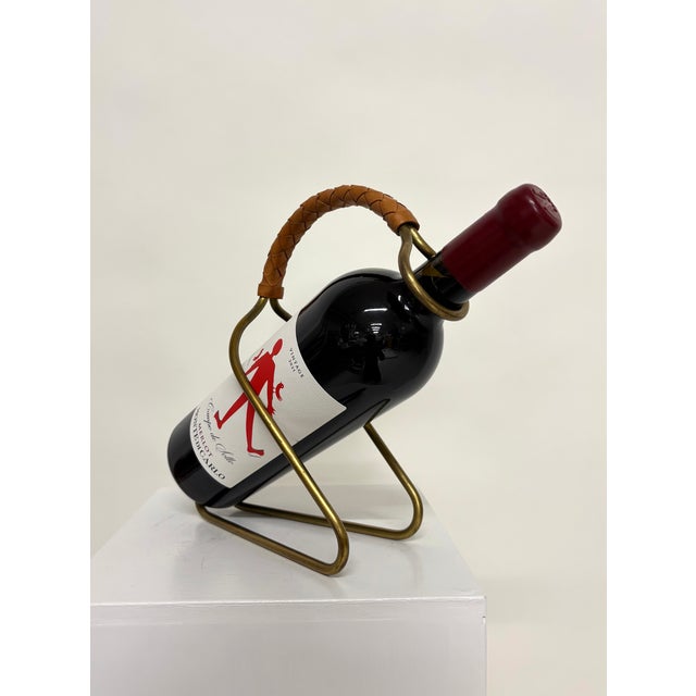 Mid-Century Modern Modern Wine Bottle Holder by Carl Auböck, 1950s For Sale - Image 3 of 6