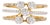 0.5 Carat Round Brilliant Cut Diamond Gold Ring, Size 6.5 For Sale