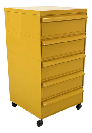Model 4601 Chest of Drawers on Wheels by Simon Fussell for Kartell, 1970s