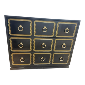 Vintage Hollywood Regency 3 Drawer Espagna Chest