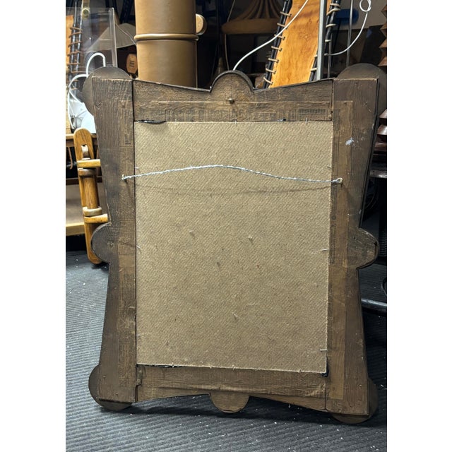 Antique Tramp Art Folk Art Distressed Mirror, Austria, 1890s For Sale - Image 16 of 18