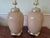 Beautiful, matching pair of vintage 1983 Chinoiserie style ginger jar table lamps by Cycle II Corp. Perfect for Hollywood...