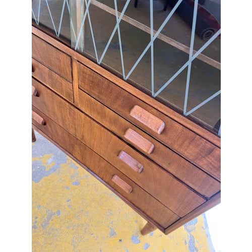 Danish Teak Display Cabinet For Sale - Image 6 of 11