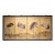 "Red-Crowned Cranes", Painted Chinese Screen For Sale