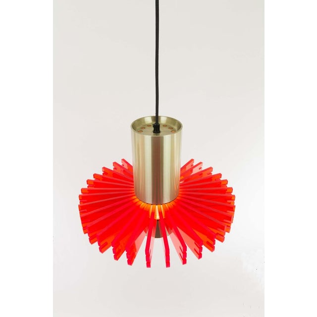 Red Priest Collar Pendant by Claus Bolby for Cebo Industri, 1960s For Sale - Image 6 of 9