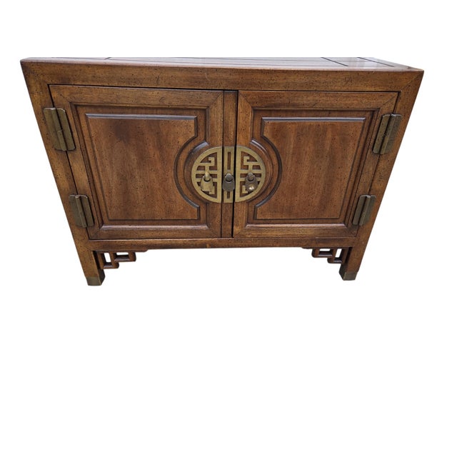 1970s Vintage Century Furniture End Table Commode Raymond K Sabota Cathay Collection For Sale - Image 5 of 18