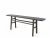 Farmhouse Rustic Black Farmhouse Wood Table For Sale - Image 3 of 8