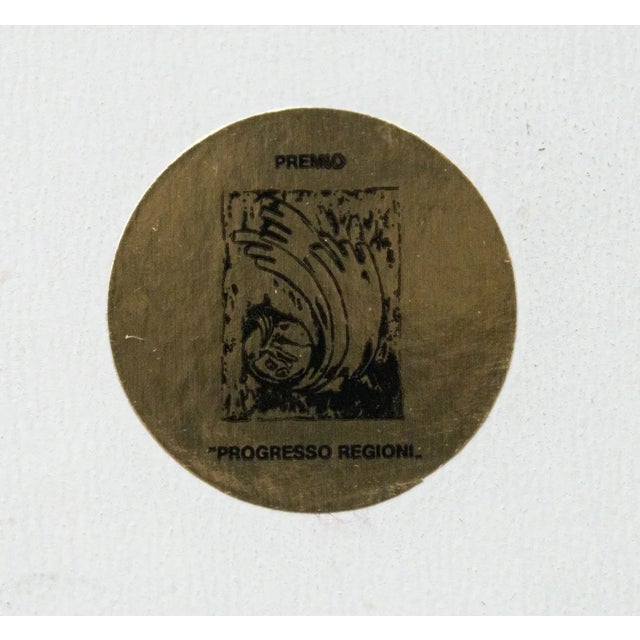 Fausto Salomoni, Composition, Painting on Wood Panel, 1989 For Sale - Image 4 of 8