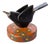 Modern Folk Art by Mikel Davison - Bird on a Flowered Base For Sale