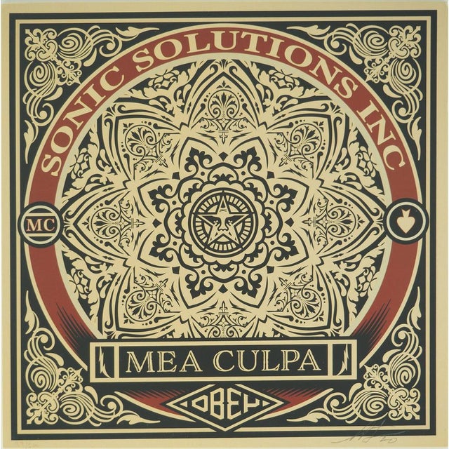 Shepard Fairey, Mea culpa, Lithograph For Sale - Image 7 of 7
