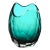 ARTEL Glacier Vase, Teal For Sale