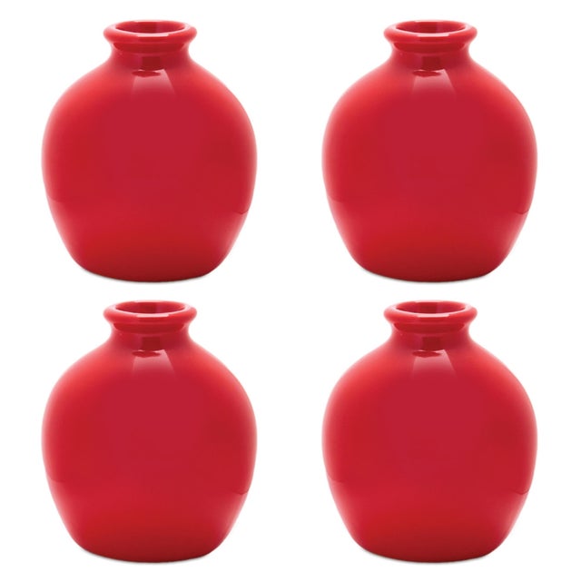 Kenneth Ludwig Chicago Mini Dolomite Bud Vase (Set of 4) For Sale - Image 4 of 4
