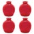 Kenneth Ludwig Chicago Mini Dolomite Bud Vase (Set of 4) For Sale - Image 4 of 4