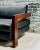 Brazilian Rosewood Sofa Black Leather, 1960 For Sale In Chicago - Image 6 of 12