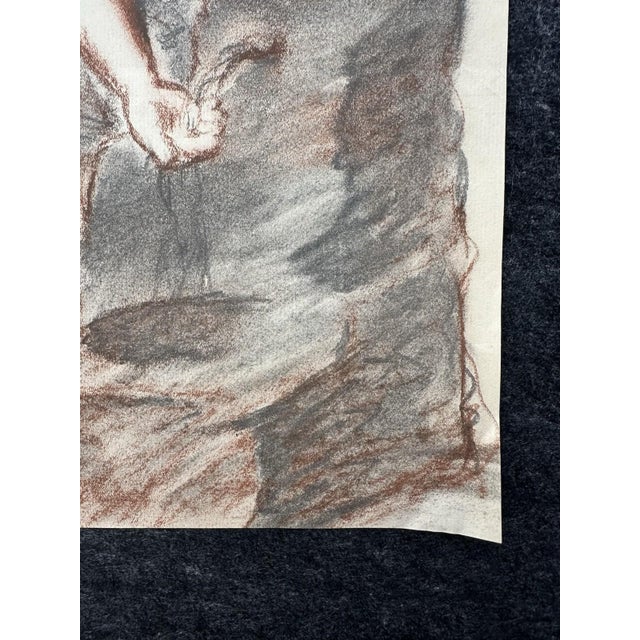 After Pablo Picasso, Woman at the Fountain, 1921, Chalk on Paper For Sale - Image 11 of 13