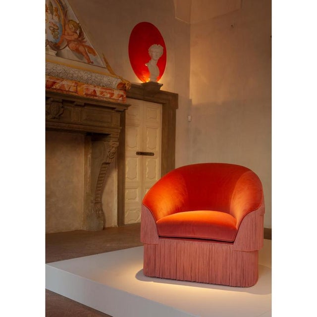 Contemporary Fringes Chair by Munna For Sale - Image 3 of 6