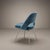 Mid-Century Modern Knoll Saarinen Executive Armless Dining Chairs in Ocean Mohair, Chrome Legs For Sale - Image 3 of 10