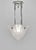 H. Petitot & Muller freres A French 1930 art deco chandelier by Petitot with a large and deep bowl by the glass factory of...