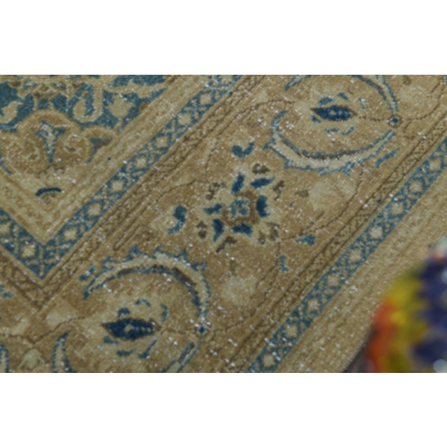 Persian 1970s Vintage Persian Handmade Wool Cotton Orange Oversize Area Rug For Sale - Image 3 of 10