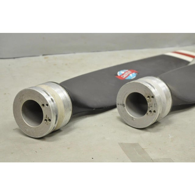 Vintage McCauley Tcp3ea Aluminum Propeller Blades Model 90dcb-8 - 2 Pc Set For Sale - Image 14 of 18