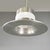 Italian Modern Round Base Pendant in Aluminum with White Glass Band, 1970s For Sale - Image 11 of 18