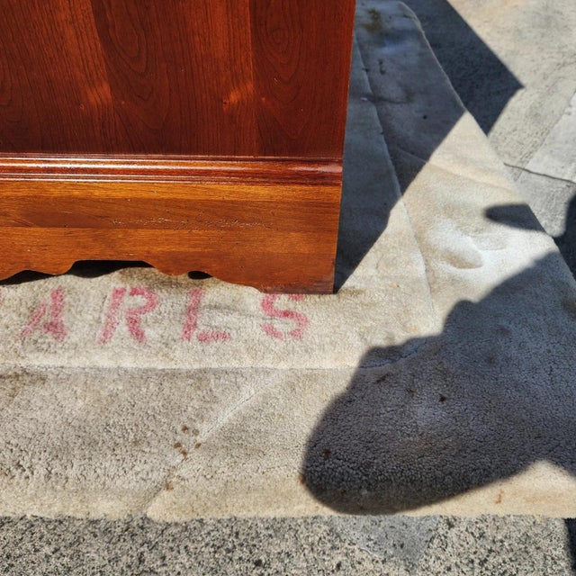 Bassett Chris Madden Collection Bar Flip Top Rolling For Sale - Image 15 of 16