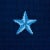 This 11" x 16" pillow features Star Epingle in Blue. Hardwearing epingle velvet reprises an evergreen star motif...