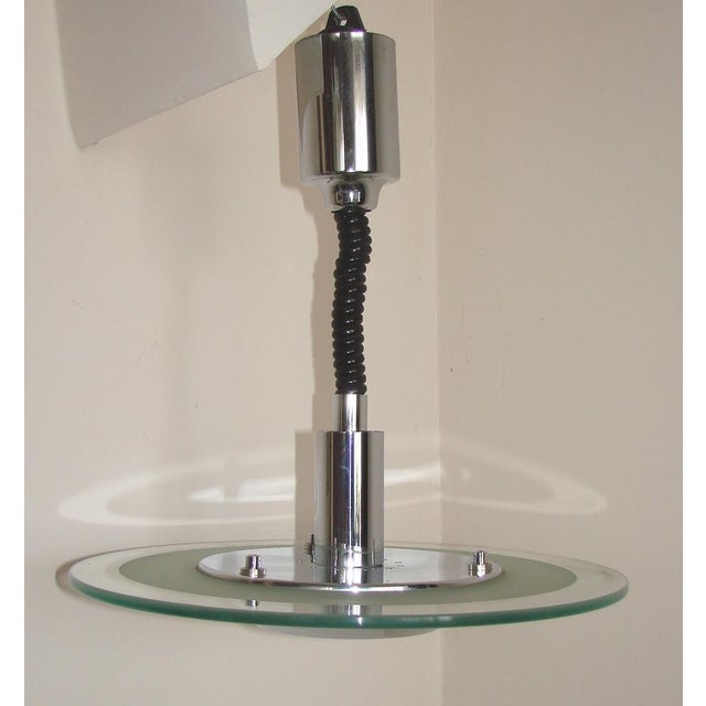 Modern Helestra Pendant Lamp in Chrome and Glass, Germany, 1970s For Sale - Image 3 of 12
