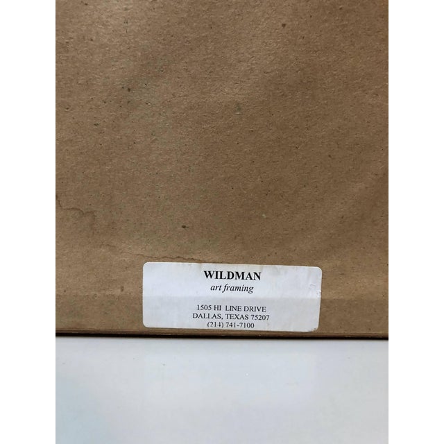 Paint Jacques Lamy, Mixed Media Floral Oil Painting Collage Bouquet of Flowers Topiary For Sale - Image 7 of 7