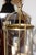 Mid 20th Century Elegant French Brass and Glass Lantern Chandelier, circa 1940 For Sale - Image 5 of 8