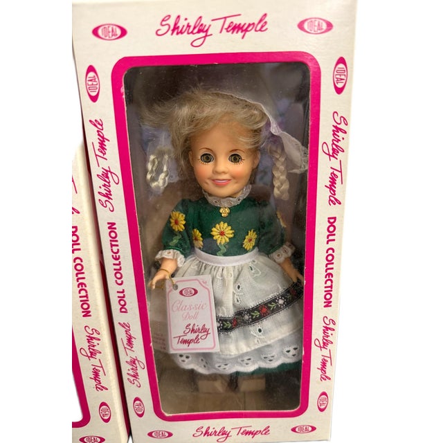 Mid-Century Modern 1982 Ideal Toy Co. Shirley Temple Doll Collection - Complete Set of 5 New in Box For Sale - Image 3 of 8