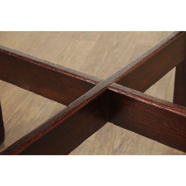 Stickley Brothers Antique Mission Oak Game Table For Sale - Image 12 of 18