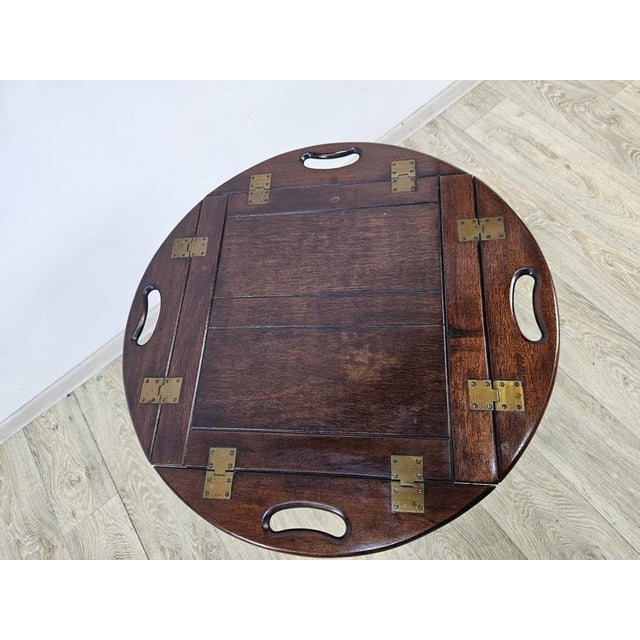 Vintage Mahogany Table, England, 1970s For Sale - Image 4 of 11