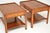 Vintage Georgian Style Side Tables in Yew Wood, 1950, Set of 2 For Sale - Image 10 of 13