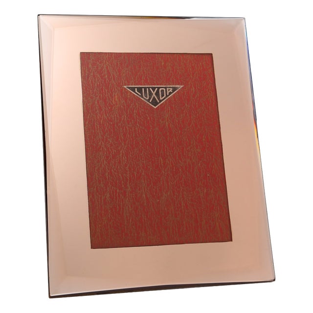 Art Deco Luxor Standing Frame in Wood, Belgium, 1930s For Sale