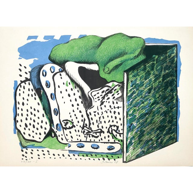 Malte Sartorius, Composition, Original Serigraph, 1968 For Sale - Image 6 of 6