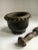 Wooden Mortar and Pestle With Nail Studs For Sale In Los Angeles - Image 6 of 8