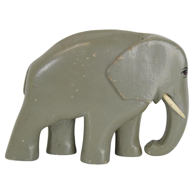 Art Deco Sculpture Wood Elephant, 1930s For Sale - Image 16 of 16