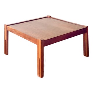 1960s Handmade Bubinga, Walnut, and Mahogany Coffee Table For Sale