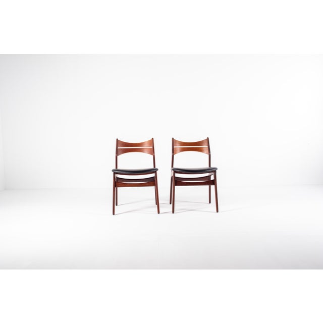 Mid-Century Modern Model 310 Chairs by Erik Buch, 1950s, Set of 2 For Sale - Image 3 of 15
