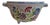 Antique Bassano Ceramic Colander, 1950s For Sale
