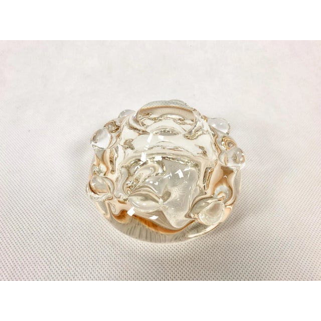 Art Glass Bowl by Josef Hospodka for Chribska Sklarna, 1960s For Sale - Image 4 of 7