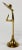 Figurative Vintage Brass Gymnast or Dancer on Stand For Sale - Image 3 of 6