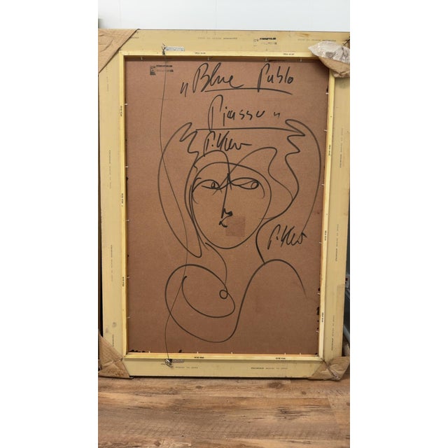 Peter Keil "Blue Pablo Picasso" Titled Peter Keil Painting For Sale - Image 4 of 4