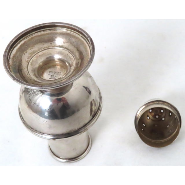 Classic Style Antique Solid Sterling Silver Sugar Shaker - Muffineer For Sale - Image 10 of 13