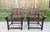 Mid-Century Modern Mortise & Tenon Exotic Wood Arm Chair Pair ~ Ziricote or Macassar ~ Mid Century Rosewood ~ Arts and Crafts Style For Sale - Image 3 of 15