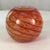 Orb Shaped Cased Glass Vase For Sale - Image 10 of 11