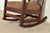 Brown Stickley Style Antique Mission Oak Arts & Crafts Rocking Chair, Circa 1910 For Sale - Image 8 of 11