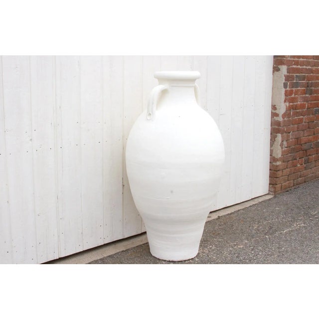 Sculpture Materials Vintage Amphora Greek Terracotta Planter For Sale - Image 7 of 10